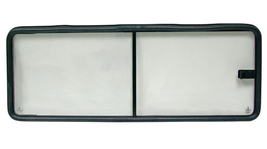 Schuif raam, zijkant, midden, helder, links