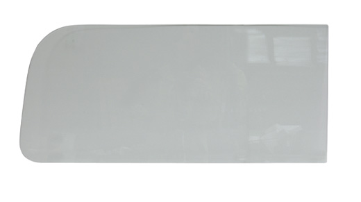 Zijruit, gedeeld, Achter, helder