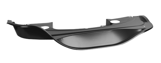 Motor beplating, achter, met opening, 8.71-