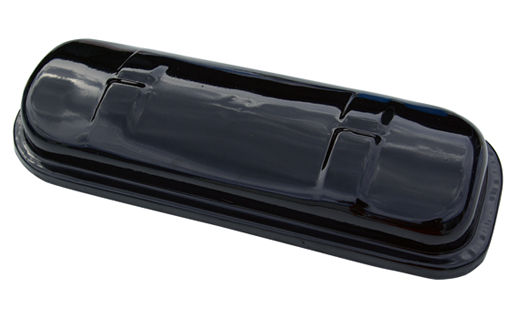 Kleppendeksel, zwart, type 4, 17-2000 ccm