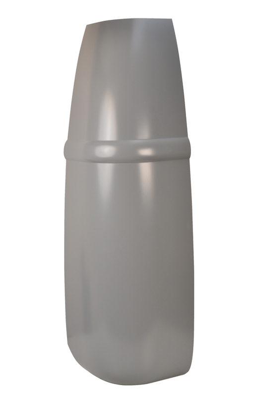 Eckblech hinten, komplett, 3.55-7.63, li.