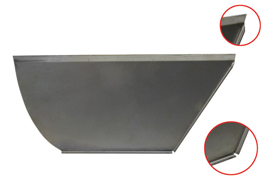 Abschlussblech, Radkasten, hinten, links