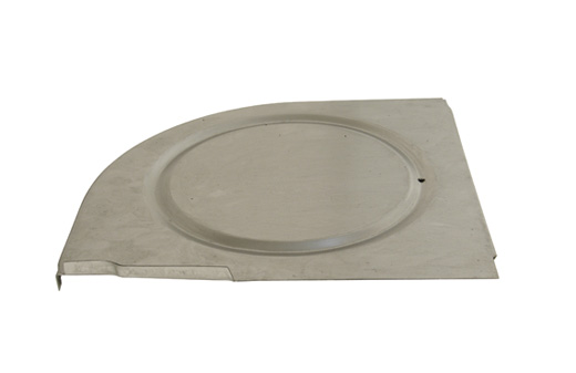 Afluitplaat motorruimte links