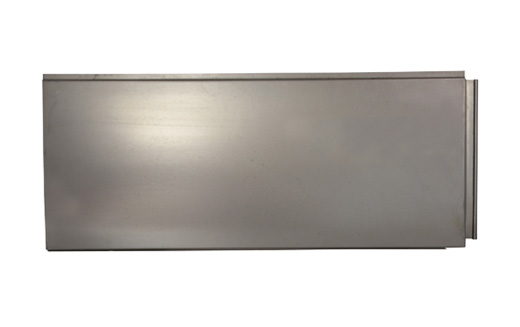 Klapdeur buitenplaat, achterste deur, 25cm