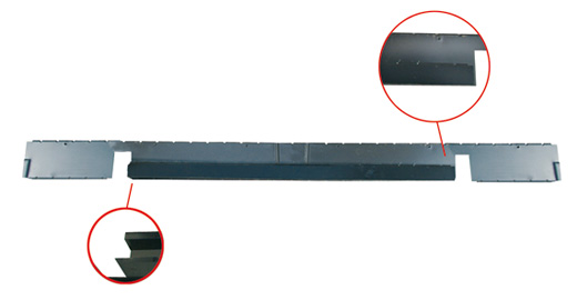 binnenplaat (tussen motor-/kofferklep), -7.67, Originalteil, Pri