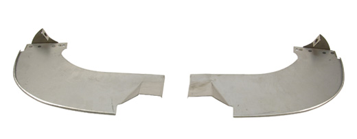 Spat platen, bumper, achter, Bus T1 9.58-7.67