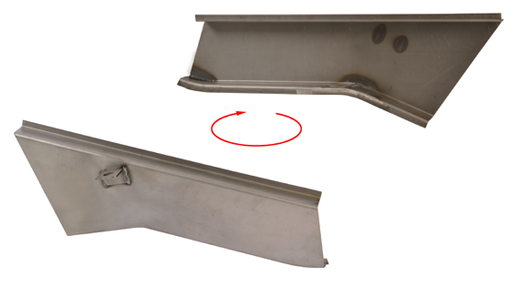 Chassis section, front, left