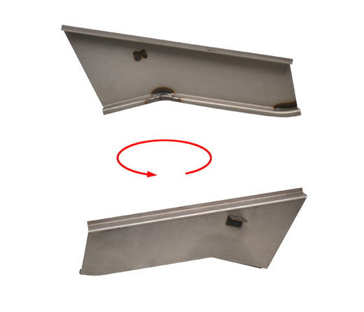 Chassis section, front, right