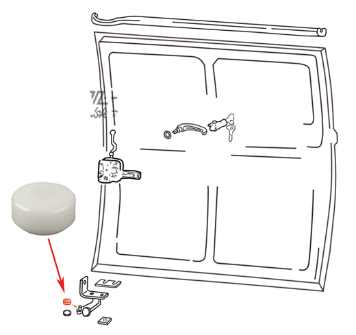 Leitrolle, Rollenfhrung, unten, 8.76-7.79