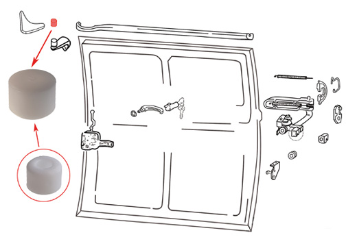 Leitrolle, Rollenfhrung, oben