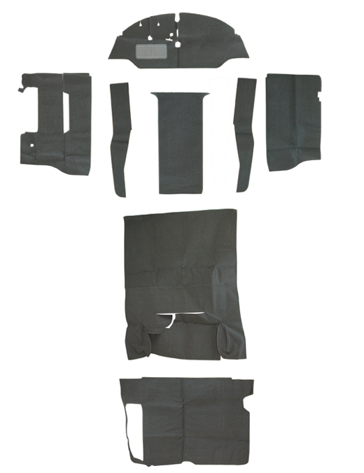 Teppichsatz, Bus T1, 8.64-7.67, grau