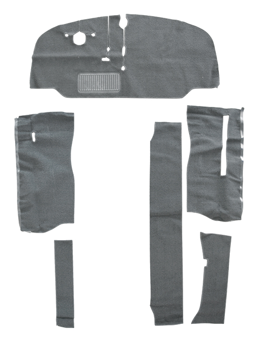 Tapijtset T2 grijs, zitbankje voorin 8.67-7.72