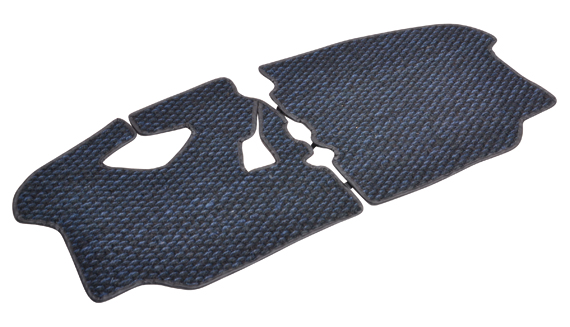 Vloermat, Kokos, 8.72-7.79, blauw/zwart