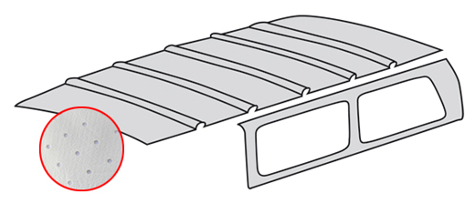 Hemel T2 wit geperforeert 8.67-7.71