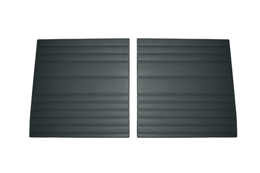 Verkleidungen Sitzbankrcken, 68-76, schwarz