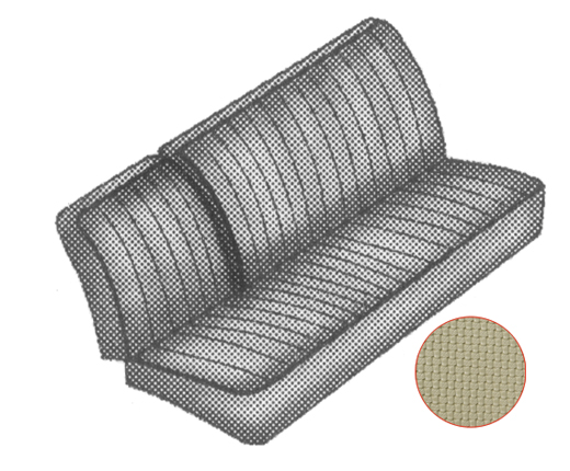 Centrale bank 1/3 bekleding, 67-73, beige