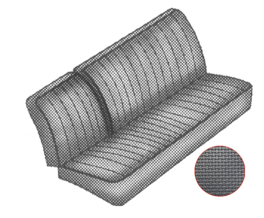 Centrale bank 1/3 bekleding, 73-79, zwart