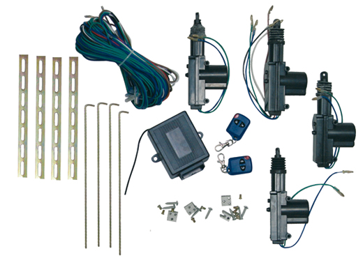 Central locking with remote control