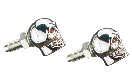 kentekenplaat bevestiging "doodskop", Paar