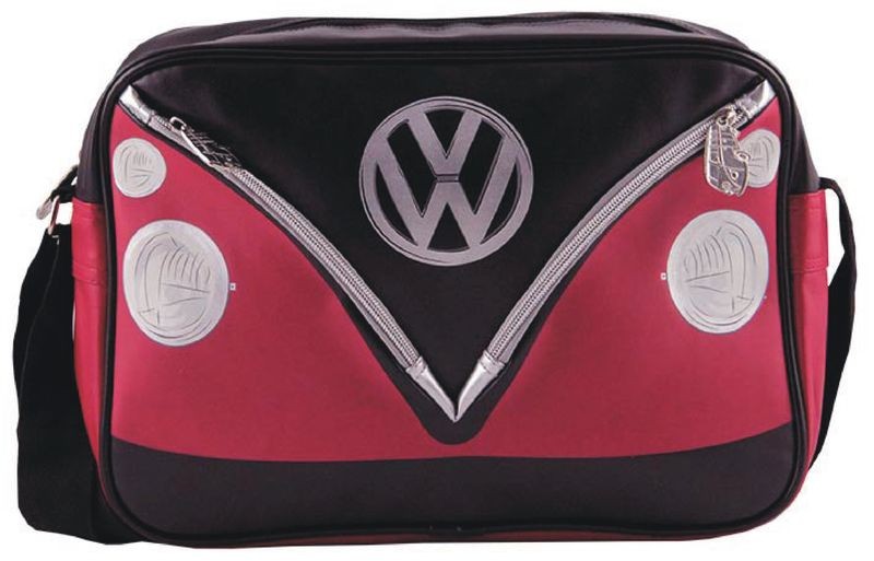 Shoulder bag, VW bus, black-red