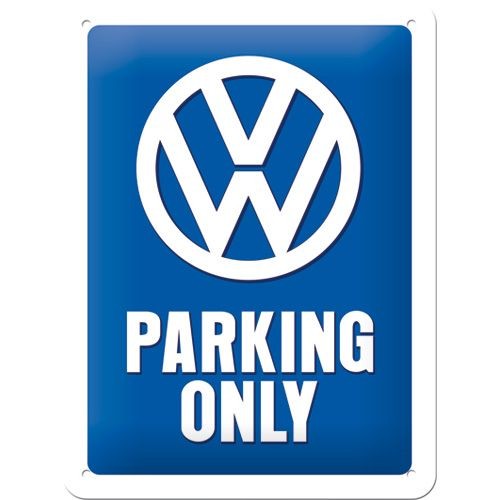Tin Sign, VW parking, 15x20
