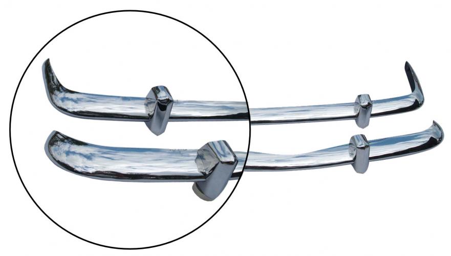 Bumpers Karmann Stainless incl bumperguards -7.67