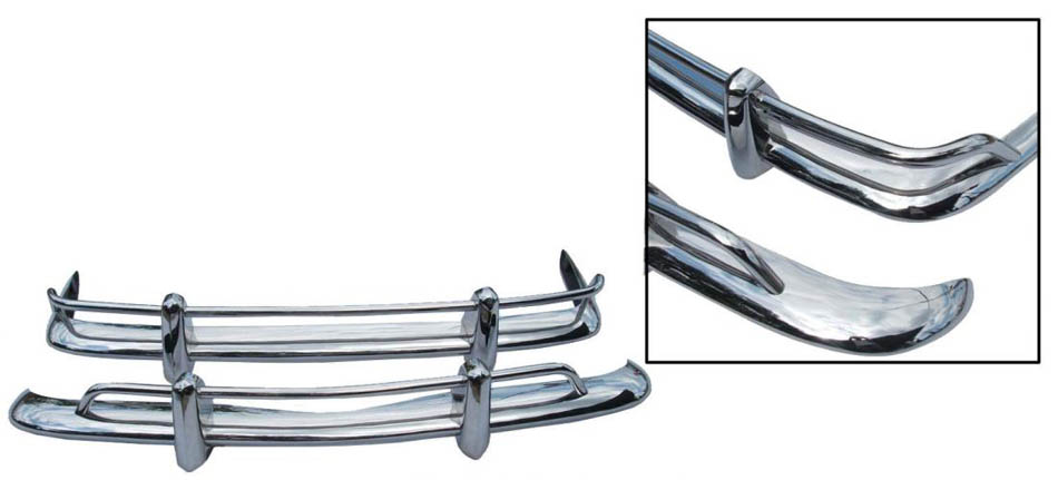 Bumpers Karmann Stainless USA -7.67
