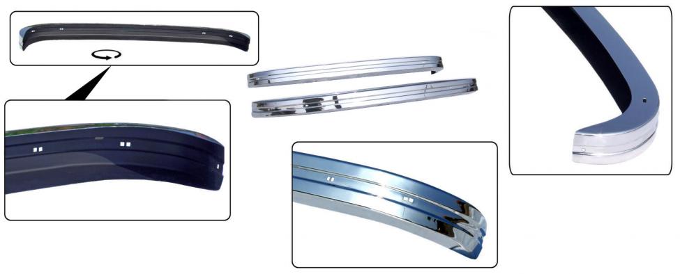 Bumpers Karmann Stainless 8.71-