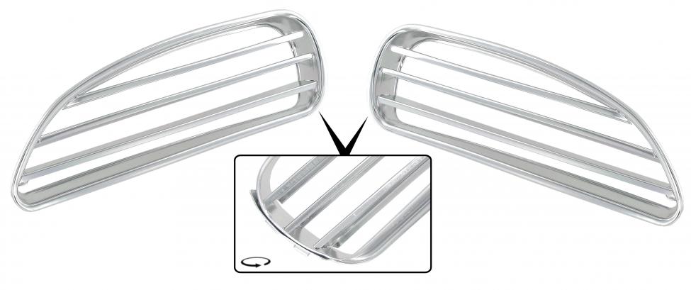 Nosegrills Karmann Chrome 8.60-