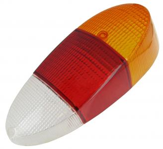 Tail light lense 69-71 orange-red-white