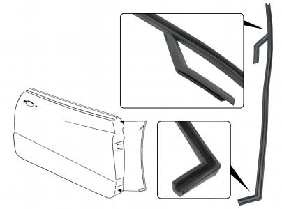 Deurstijlrubber rechts 56-74