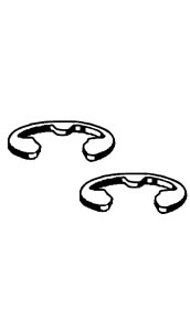 Kofferscharnier montage klemmen 2 stuks