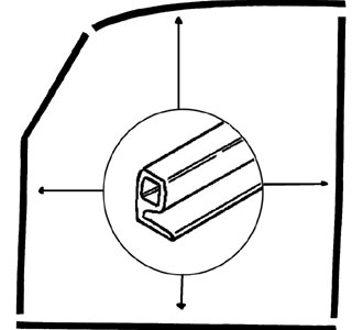 Deurrubber -7.55 (Top-quality)