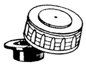 remvloeistof reservoir dopje -7.66