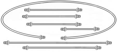 remleidingset, pendelas, 8.66-