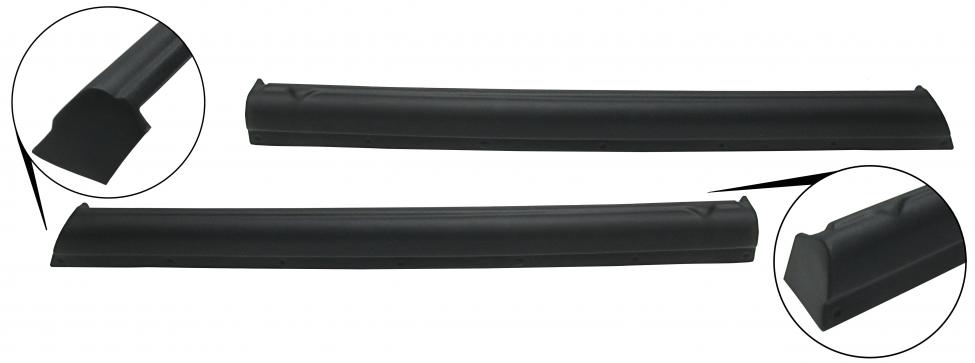 Panelen bovenzijde deur, 8.71-7.74, zwart