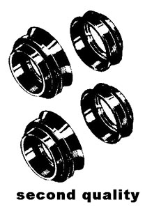 Draagarm vetkeerring, boven en onder, 8.65-, (Budget-friendly)