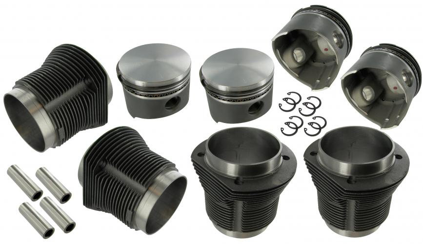 zuiger en cilinderset, AA, 90,5 x 69 mm, 1776 ccm, voor standaar