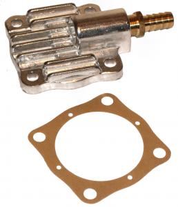 Oil pump cover, aluminium, full flow