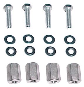 Kleppendeksel schroefbaar, boutenset