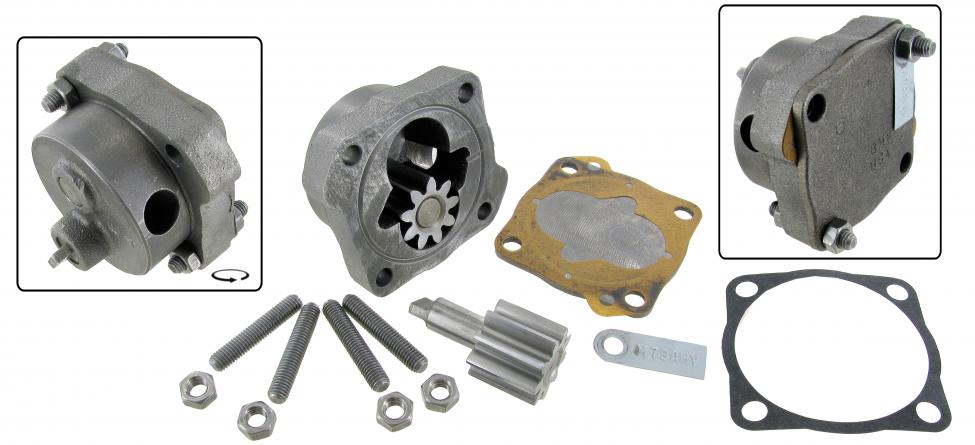 Heavy duty oil pump, -.71, 30mm, Melling (cast Iron)