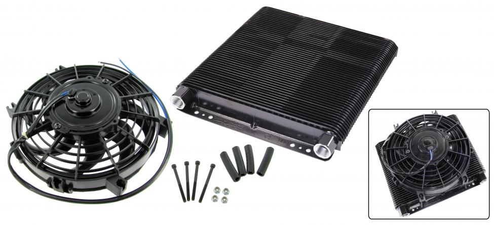 oliekoeler met ventilator, 280 x 210 x 40 mm