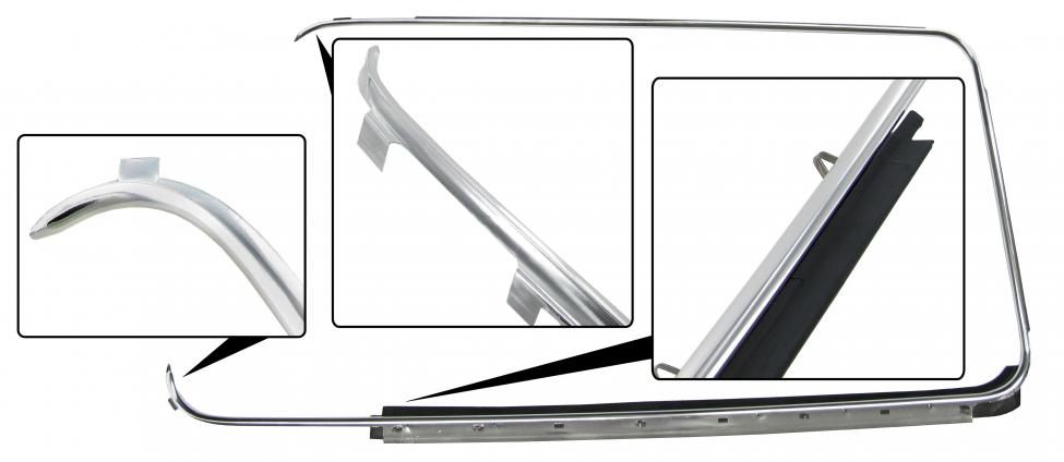 Deurraamrubber Alu. lijst links, 8.67 - 7.79 (Top-quality)