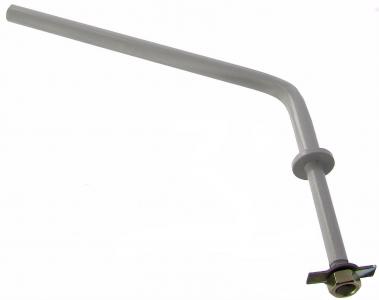 Spiegelarm, grijs gelakt, links