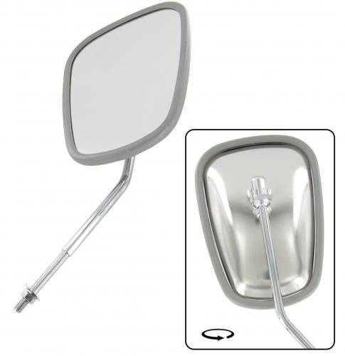 Deurscharnier spiegel, Chroom, links / rechts, Bus T1, -7.67