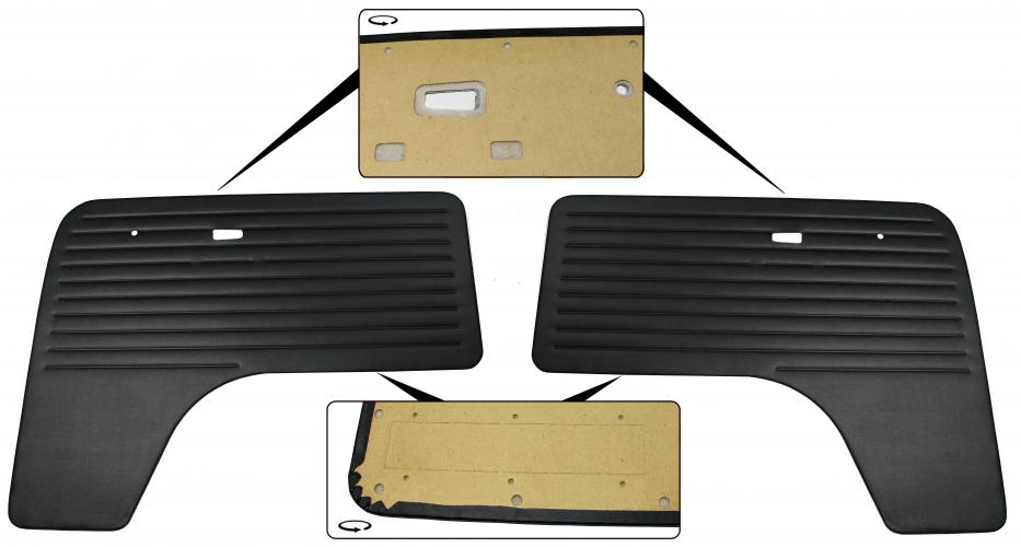Deurpanelen T2 zwart 8.67-7.79
