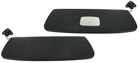 Sonnenblenden, schwarz, Bus T1, 10.52-7.67, mit spiegel