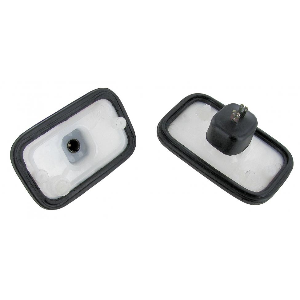 Seitenreflektorfu, mit Gummi, hinten, set