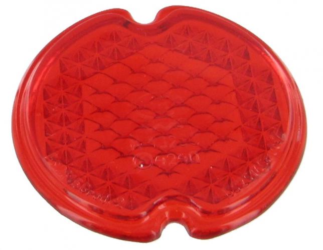 Tail light lens (plastic), red, 5.58-7.61
