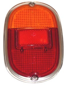 Rckleuchtenglas, 8.61-7.71, rot/orange, Hella (Top-quality)